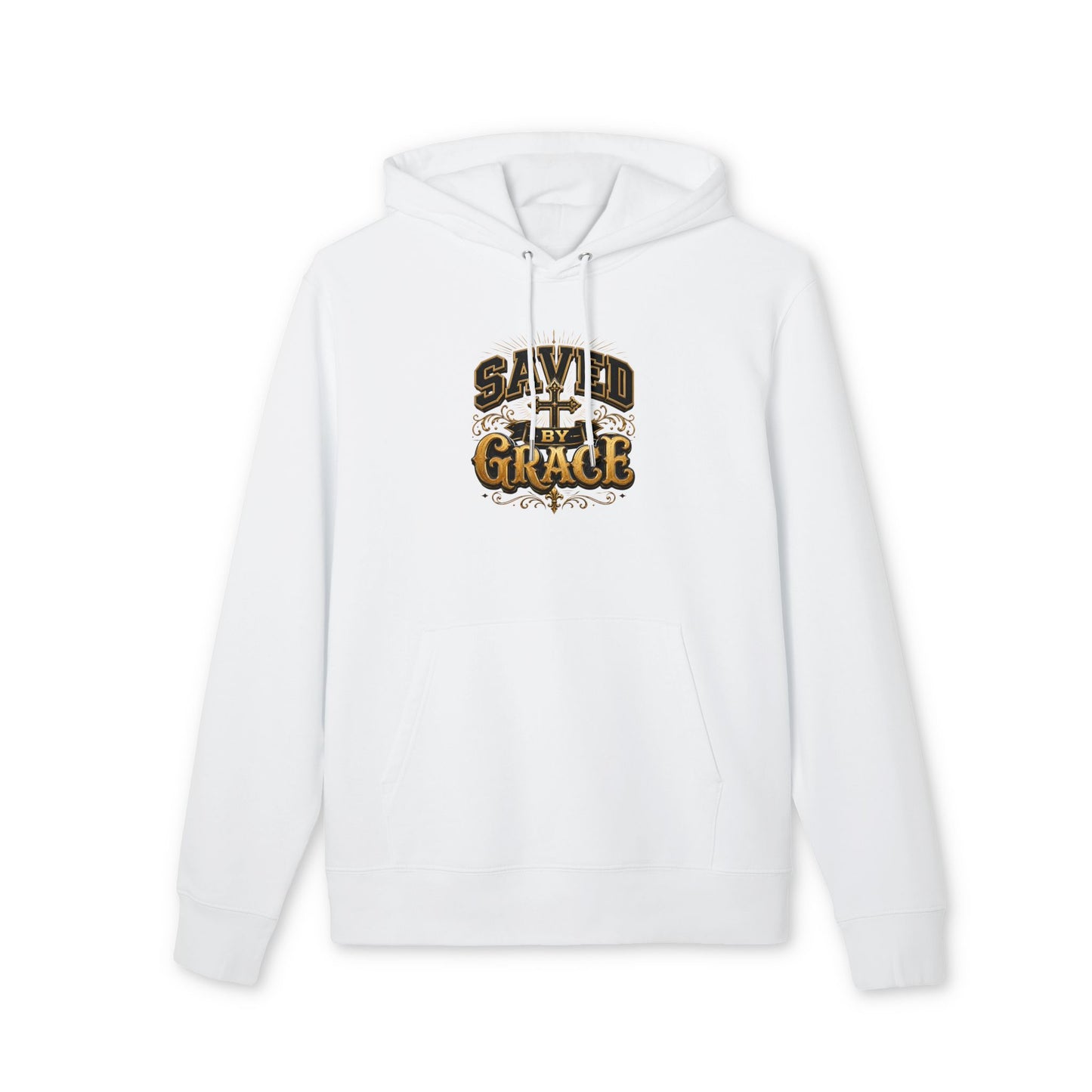 Saved by Grace Hoodie — Christian Faith Cross Pullover