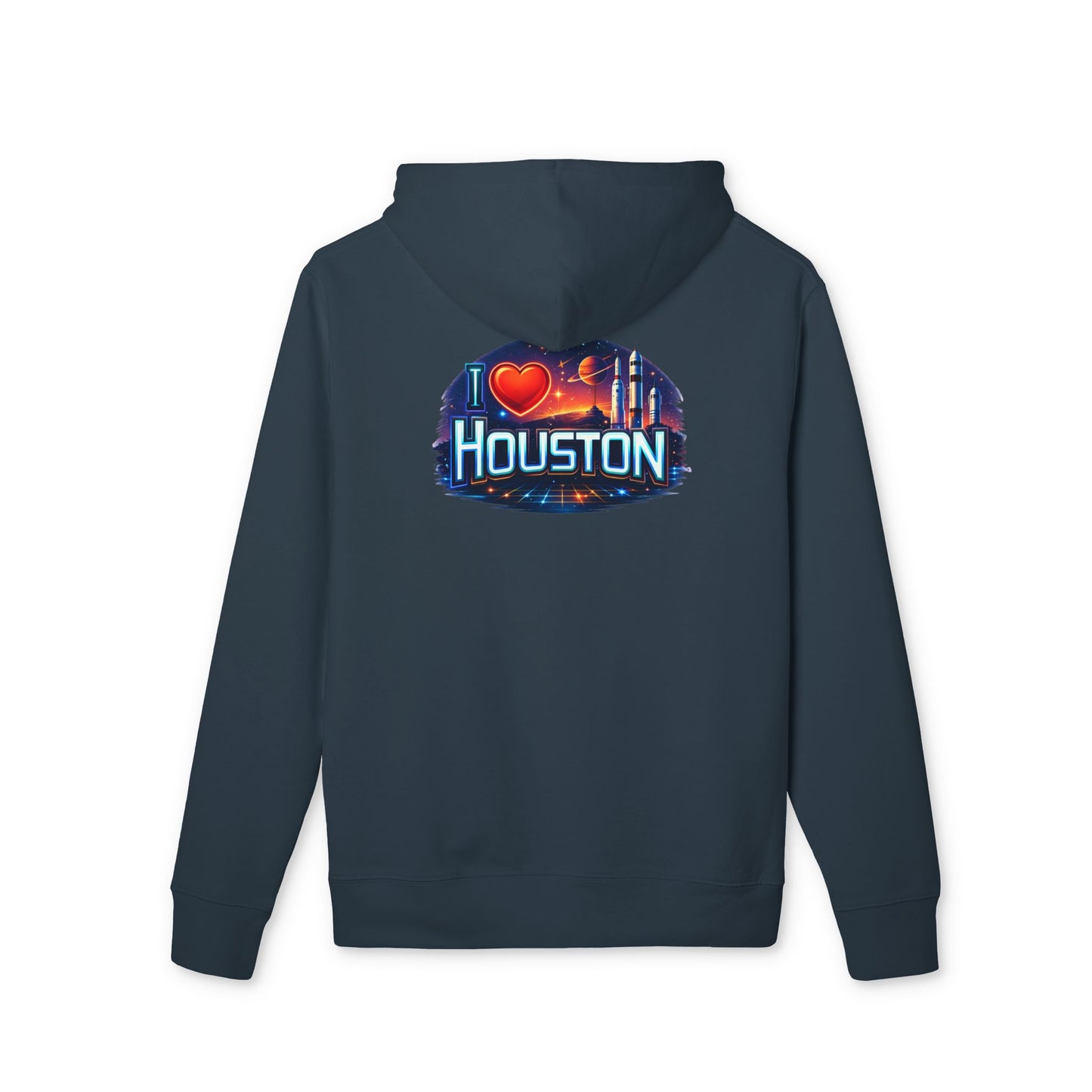 Houston Skyline Hoodie — I  Houston Graphic Pullover