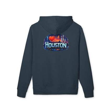 Houston Skyline Hoodie — I  Houston Graphic Pullover