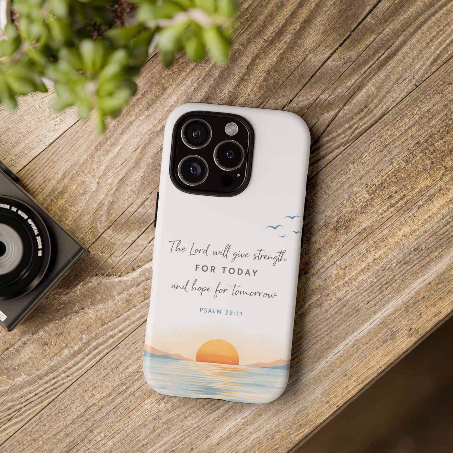 Sunrise Scripture Phone Case, Bible Verse Phone Case | Christian iPhone & Samsung Case, Faith-Based Inspirational Scripture Phone Cover