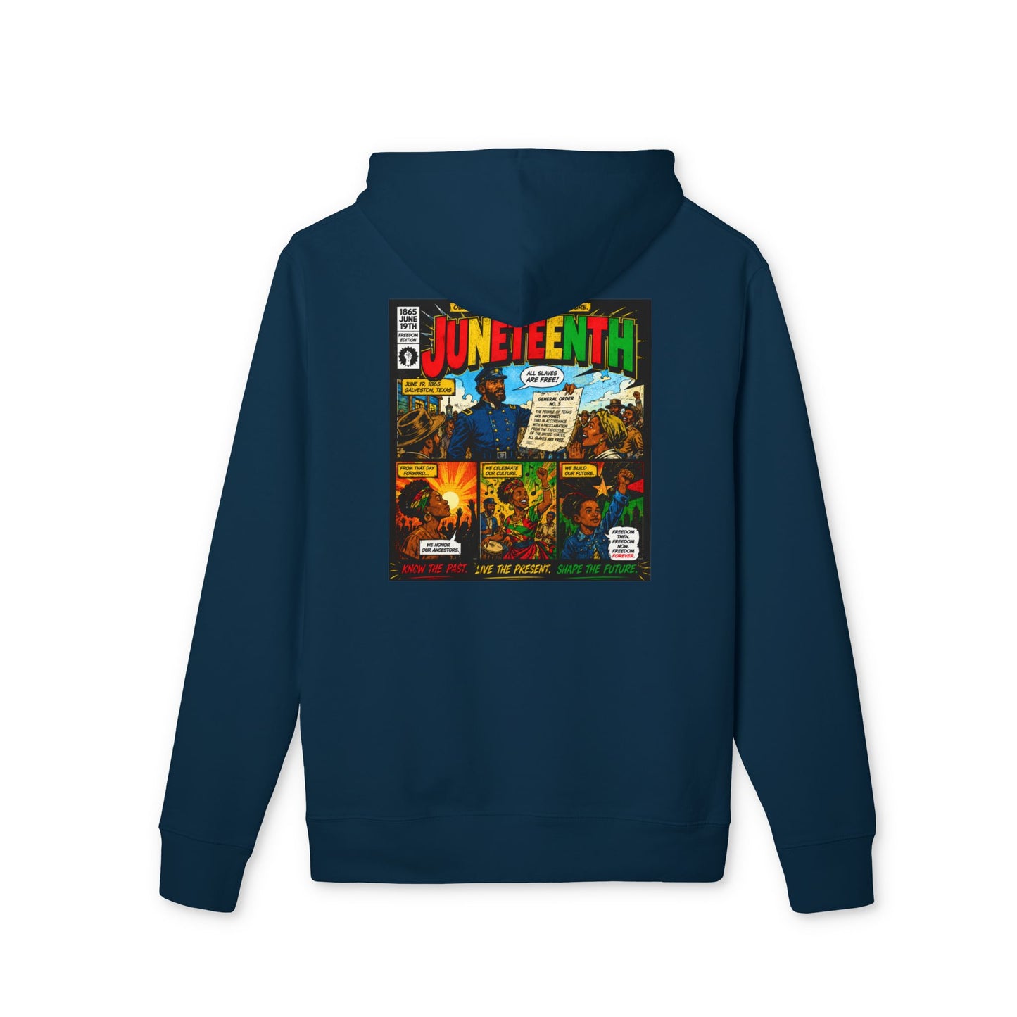 Juneteenth Comic Cover Hoodie — Juneteenth Celebration Pullover