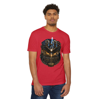 9/11 Remembrance T-Shirt — "We Will Never Forget" Tribute Tee