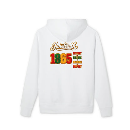 Juneteenth 1865 Hoodie — History, Courage, Resilience, Respect Pullover