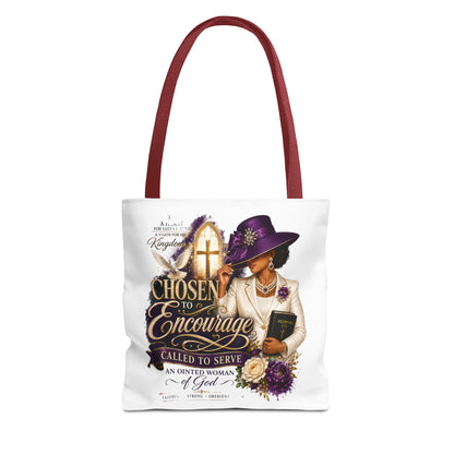 Christian Encourager Tote Bag — "Chosen to Encourage" Design