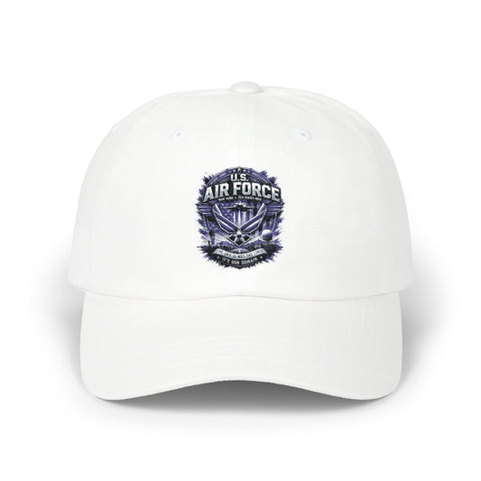 Air Force Emblem Classic Dad Cap — Vintage Military Baseball Hat