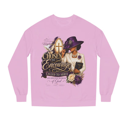 Christian Women's 'Chosen to Encourage' Sweatshirt – Faith-Based Encourager Design