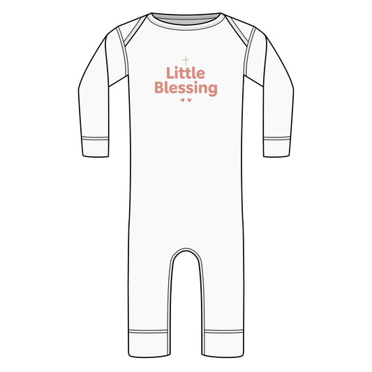 Loved by God Infant Long Legged Bodysuit — Religious Baby One-Piece