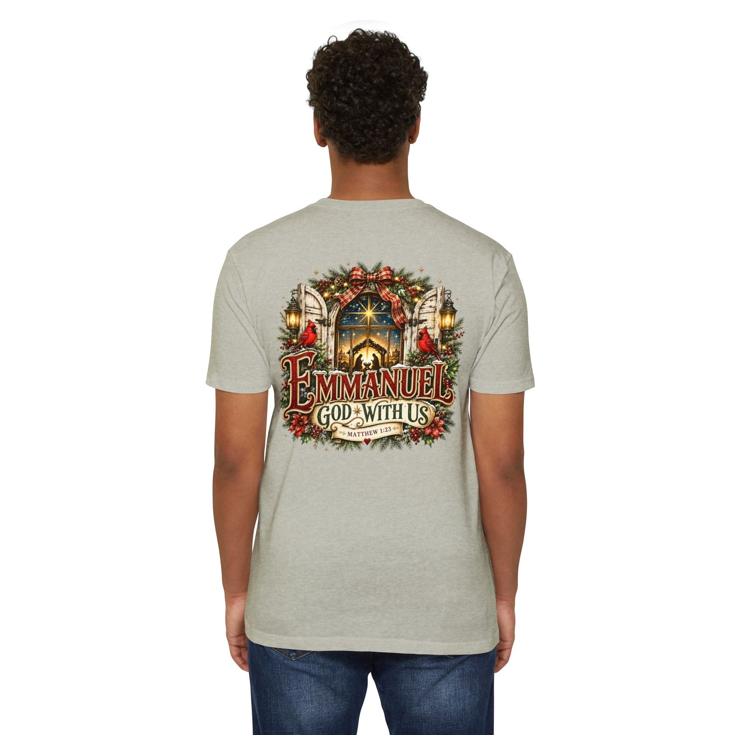 Emmanuel "God With Us" Christmas T-Shirt