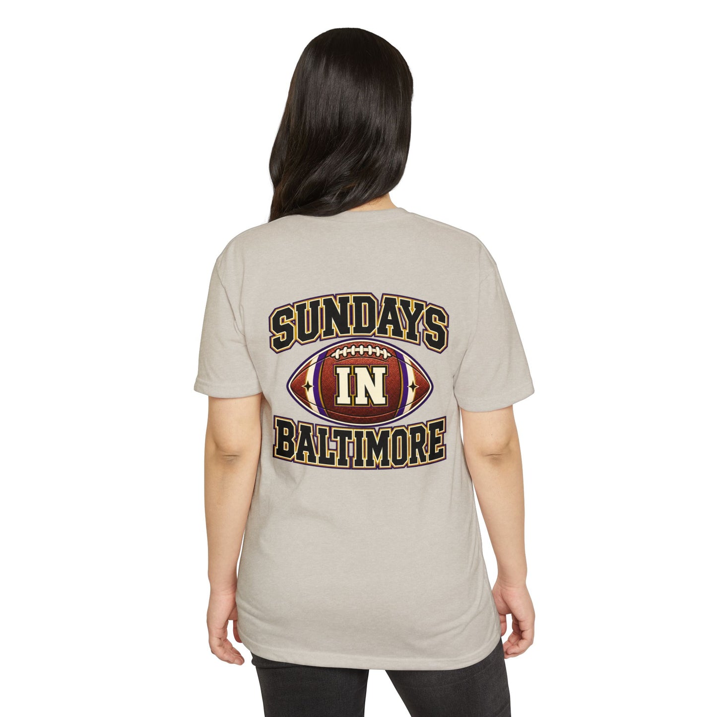 Sundays in Baltimore Football T‑Shirt