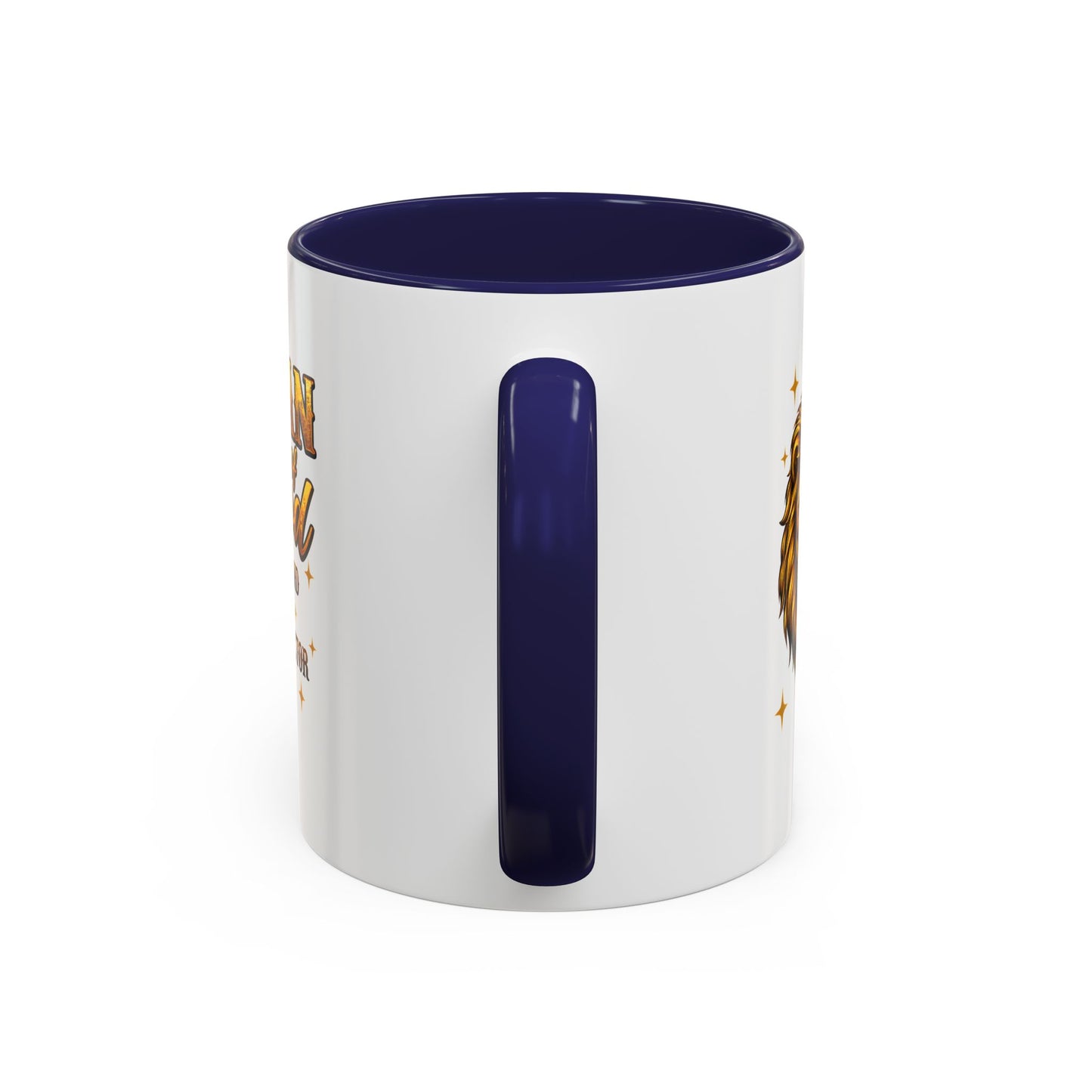 Man of God Lion Coffee Mug — 'Man of God' Religious Gift for Husband, Dad, Protector