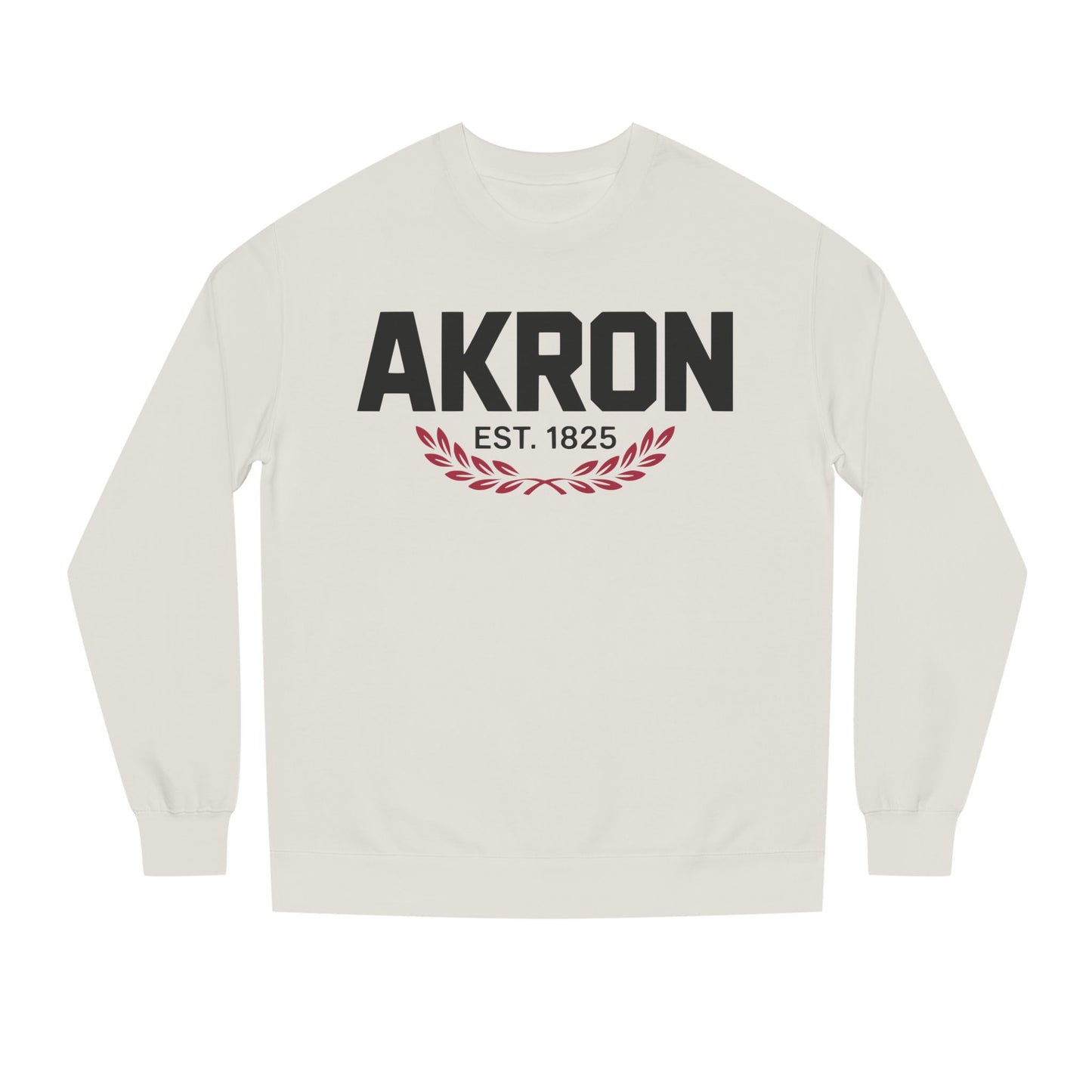 Akron Est. 1825 Crewneck Sweatshirt — Vintage City Pride Pullover