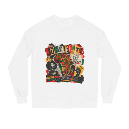 Juneteenth Celebration Sweatshirt — African Heritage '1865' Graphic Crewneck