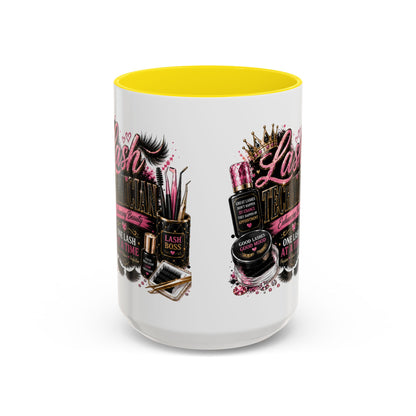 Lash Technician Coffee Mug — "Lash Technician: One Lash at a Time" Accent Mug