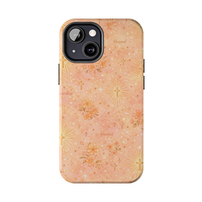 Blessed in Grace Phone Case | Christian floral iPhone Case
