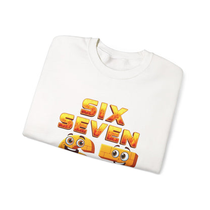 Six Seven 67 Cartoon Graphic Sweatshirt
