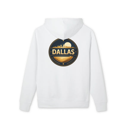 Dallas Skyline Hoodie — Retro City Badge Pullover