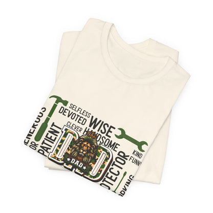 Best Dad Toolbox Word Cloud T-Shirt