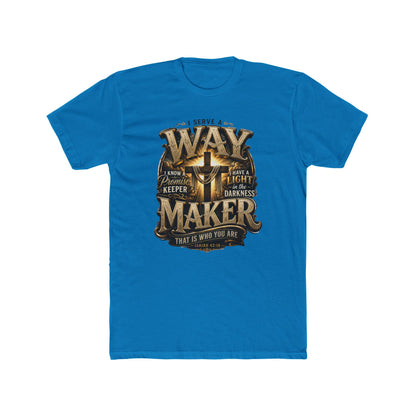 Waymaker T-Shirt — Christian Faith Graphic Tee with Cross and Inspirational Verse