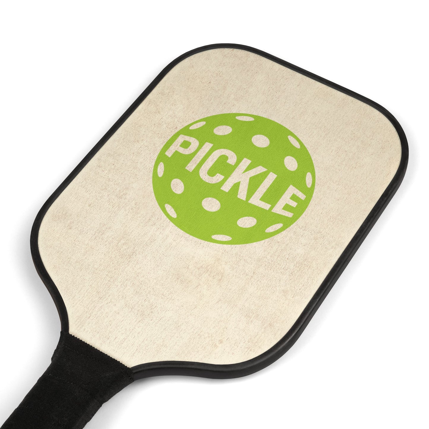 Pickleball Paddles & Balls Kit — 'PICKLE' Green Ball Design