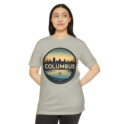 Columbus Skyline T-Shirt — Vintage Cityscape Tee