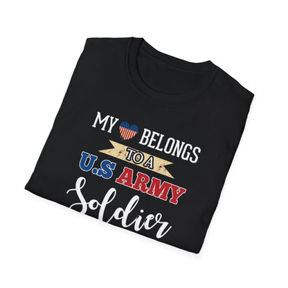 My Heart Belongs To A U.S. Army Soldier T-Shirt