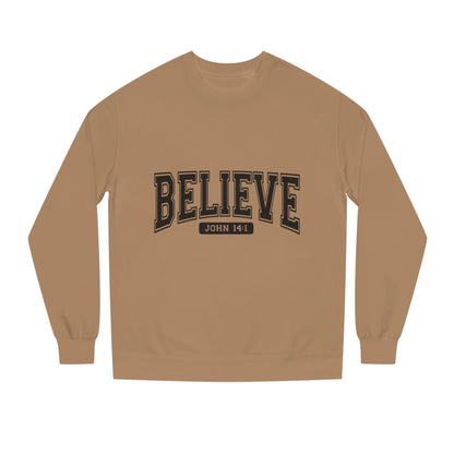 Believe Sweatshirt – Faith-Inspired Crewneck (John 14:1)