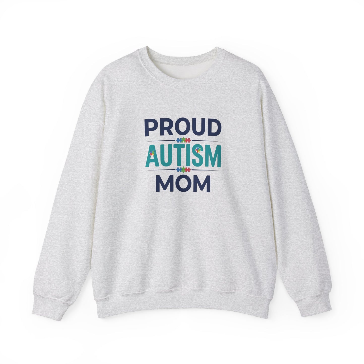 Proud Autism Mom Crewneck Sweatshirt