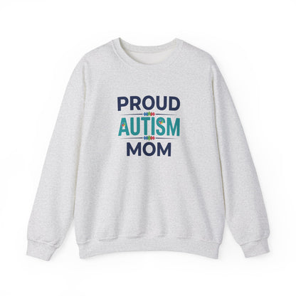 Proud Autism Mom Crewneck Sweatshirt