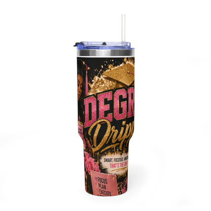 40oz Degree Drip Vacuum Tumbler – HBCU Inspired Travel Mug