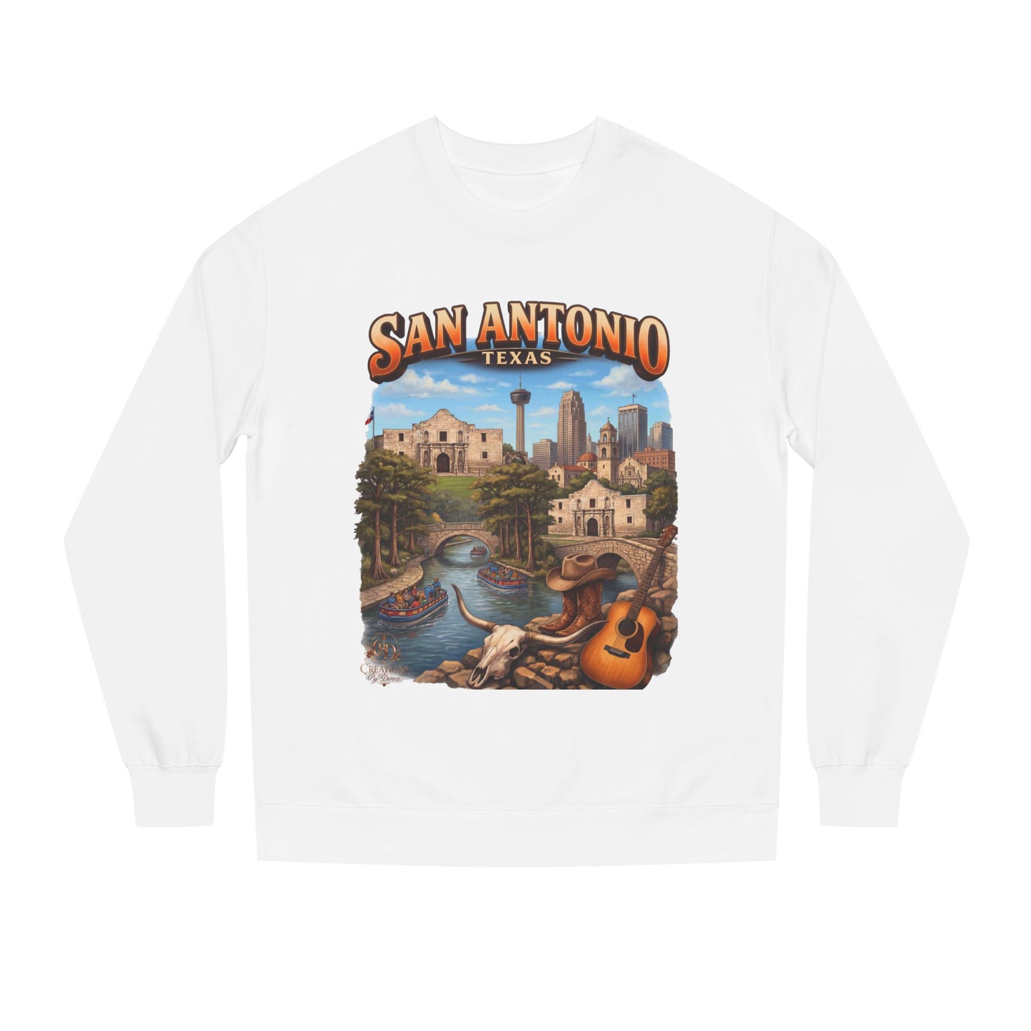 San Antonio Riverwalk Sweatshirt — Texas Travel Scenic Crewneck
