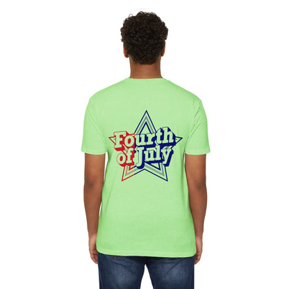 Fourth of July Star T-Shirt — Retro Patriotic Independence Day Tee