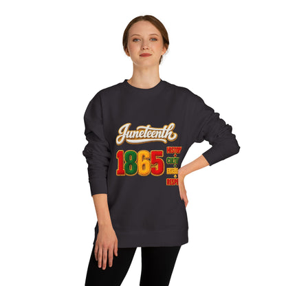 Juneteenth 1865 Sweatshirt — History • Culture • Resilience • Respect