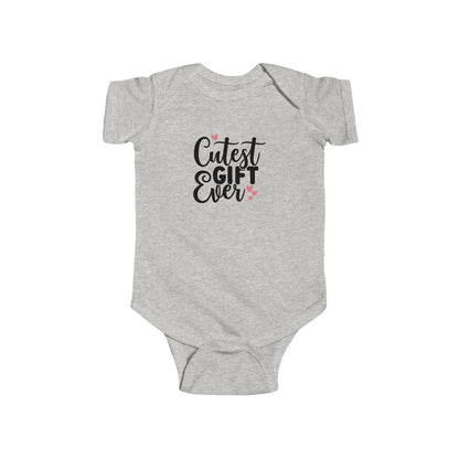 Infant Bodysuit "Cutest Gift Ever" – New Baby Shower & Arrival Onesie