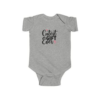 Infant Bodysuit "Cutest Gift Ever" – New Baby Shower & Arrival Onesie