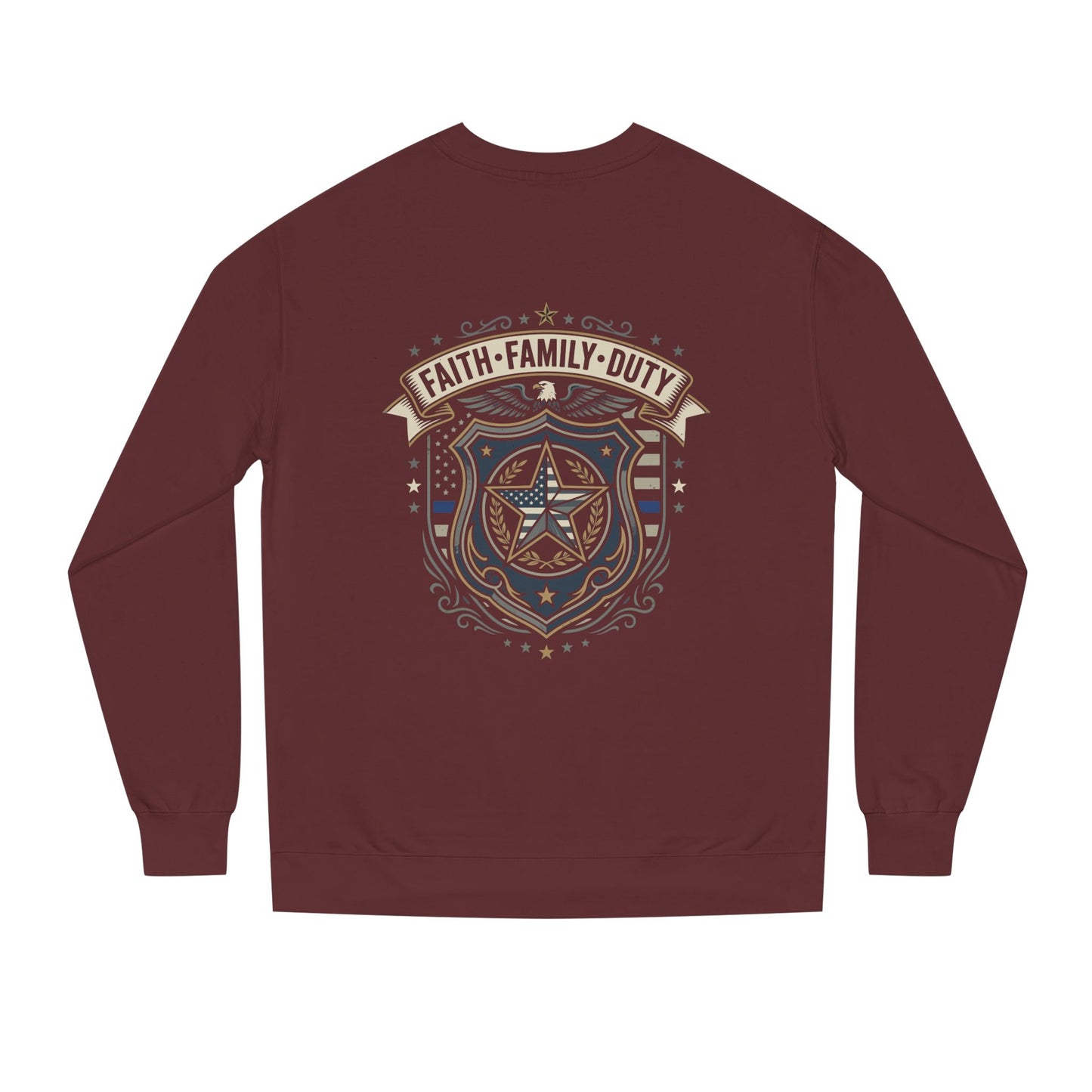 Faith • Family • Duty Badge Sweatshirt