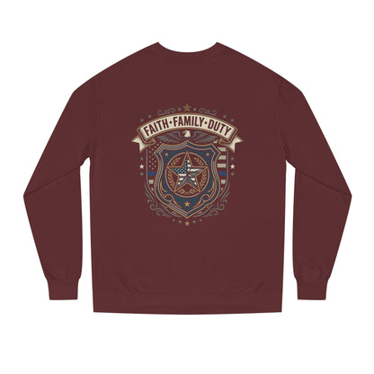 Faith • Family • Duty Badge Sweatshirt