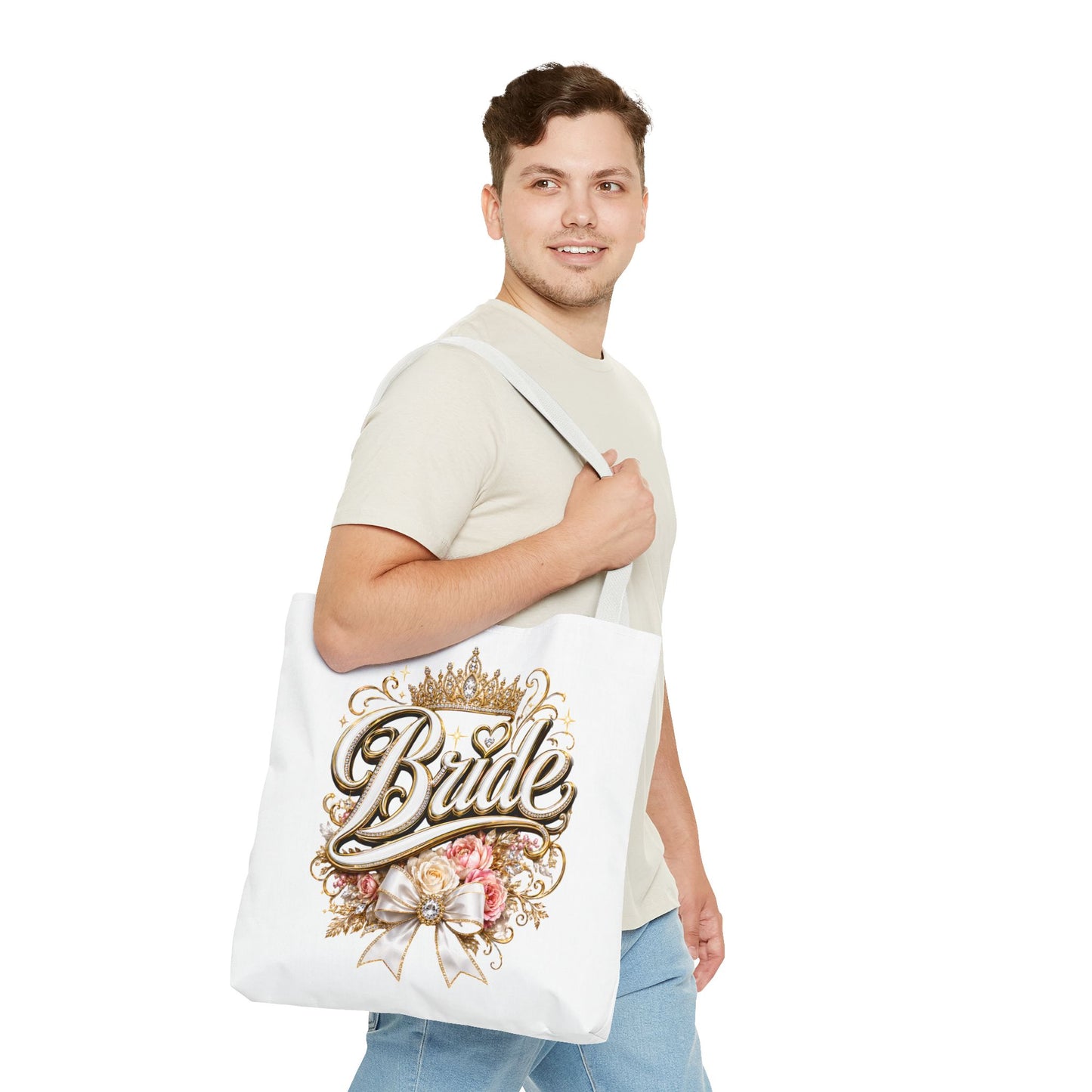 Bride Tote Bag — Bridal Shower, Bachelorette & Wedding Day Gift