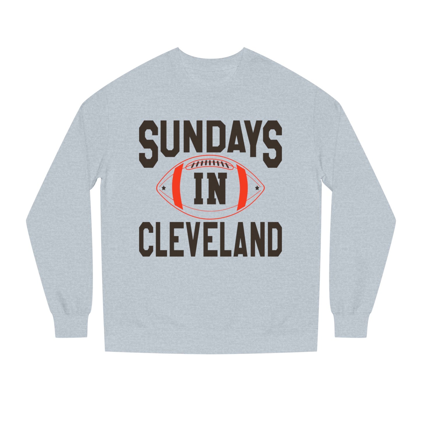 Sundays in Cleveland Football Sweatshirt