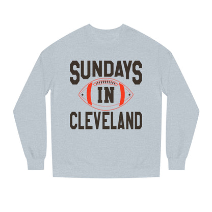 Sundays in Cleveland Football Sweatshirt
