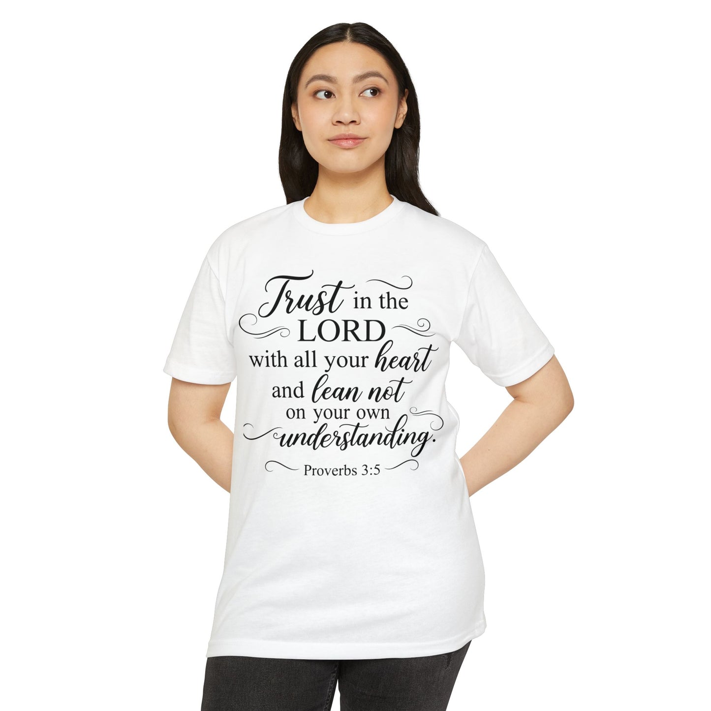Proverbs 3:5 Faith T-Shirt — "Trust in the Lord" Inspirational Christian Tee