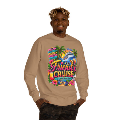 Friends' Cruise Sweatshirt — Tropical Vacation Crewneck