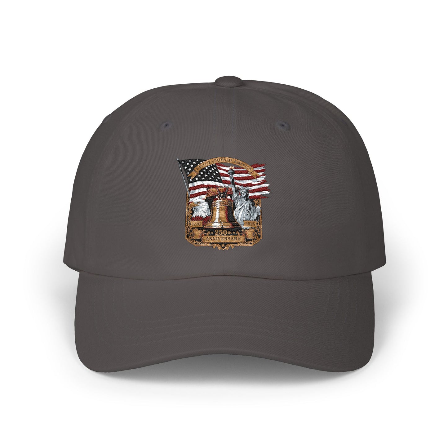 Liberty Bell Dad Cap — American Flag Embroidered Baseball Hat