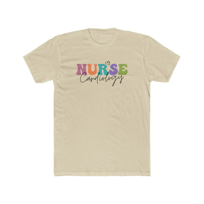 Cardiology Nurse T‑Shirt — Colorful 'NURSE Cardiology' Crew Tee