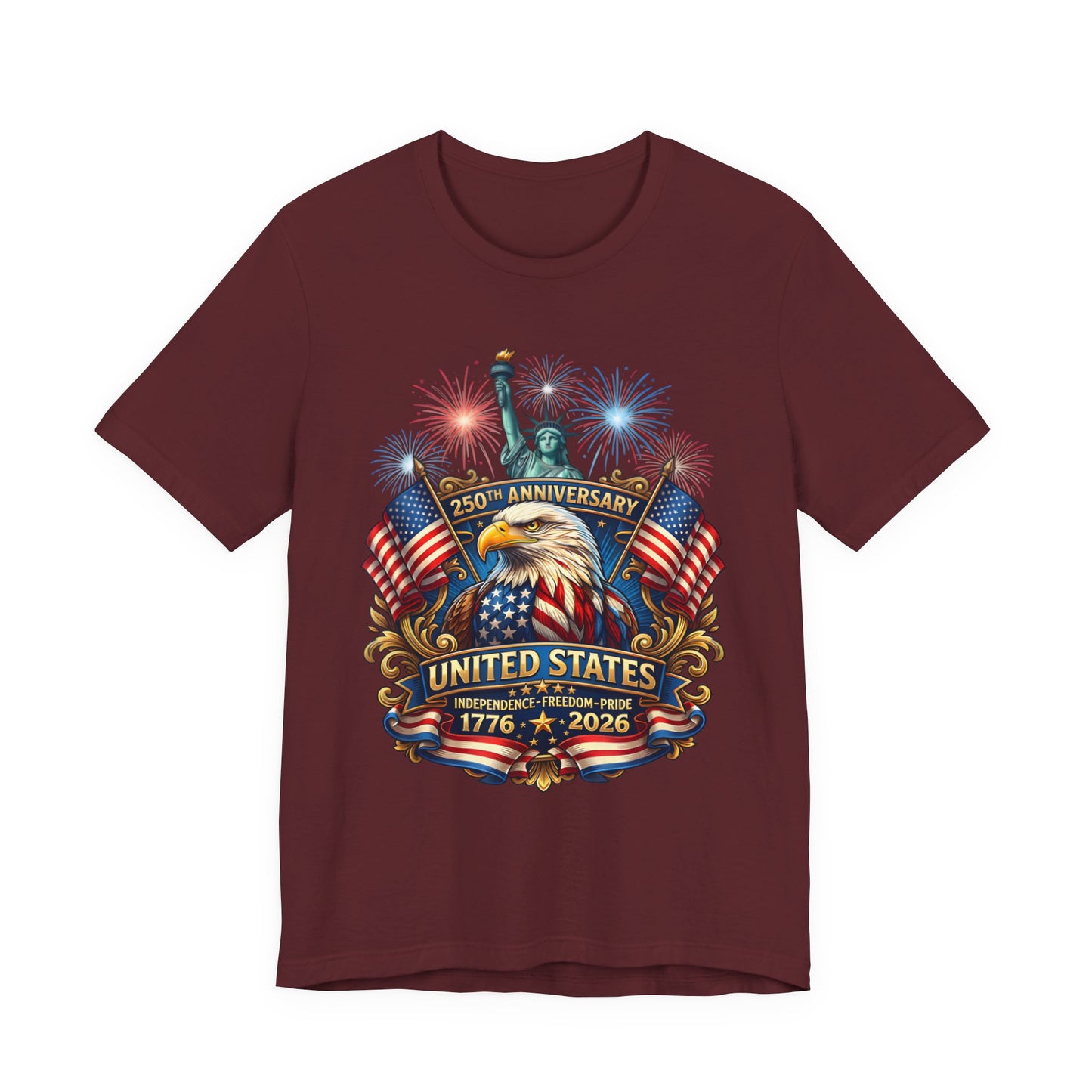 250th Anniversary United States Eagle T-Shirt – 1776–2026 Patriotic Tee