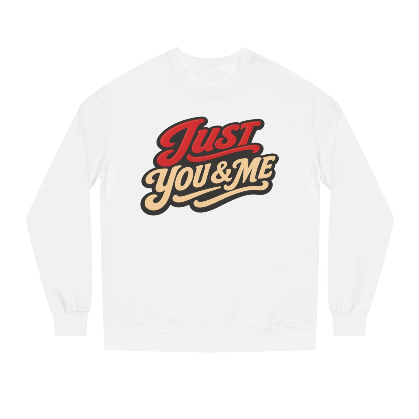 Just You & Me Sweatshirt – Retro Couples Crewneck