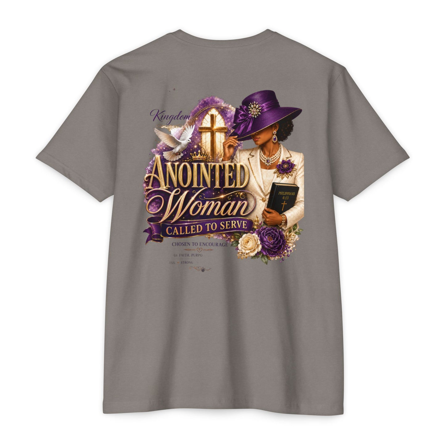 Anointed Woman T-Shirt — "Called to Serve" Christian Faith Tee