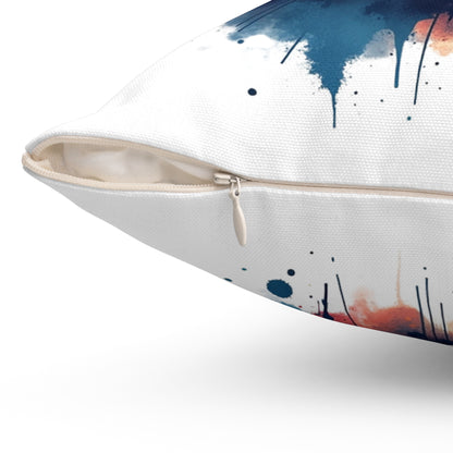 9/11 Never Forget Throw Pillow – Memorial American Flag Tribute