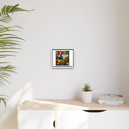 Juneteenth Comic Art Canvas - Framed Matte Wall Decor
