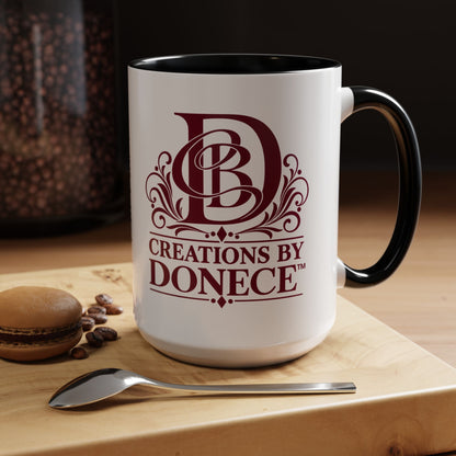 Creations by Donece Logo Accent Coffee Mug (11/15oz)