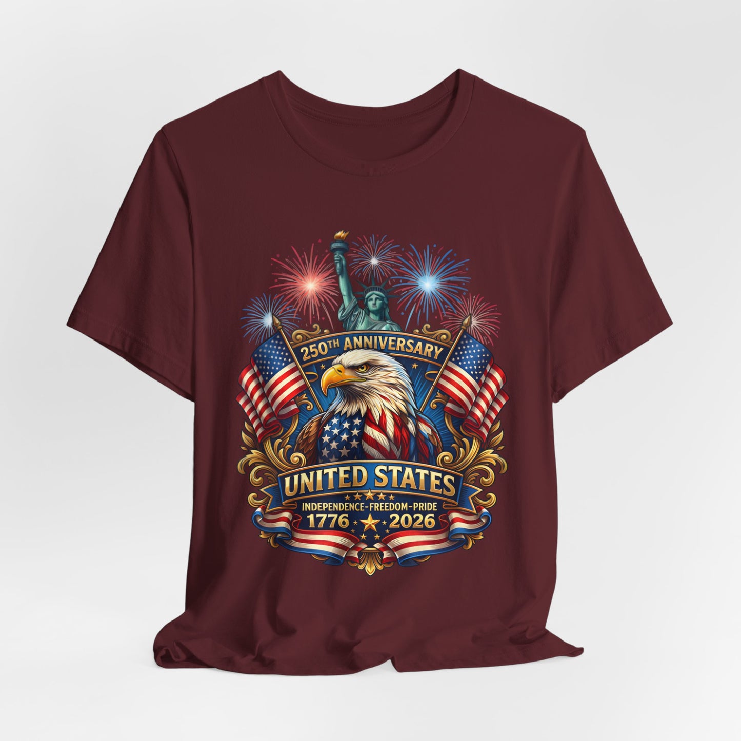 250th Anniversary United States Eagle T-Shirt – 1776–2026 Patriotic Tee